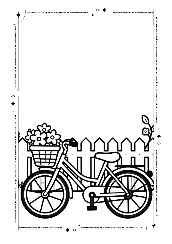 Easy Spring Coloring Pages 23