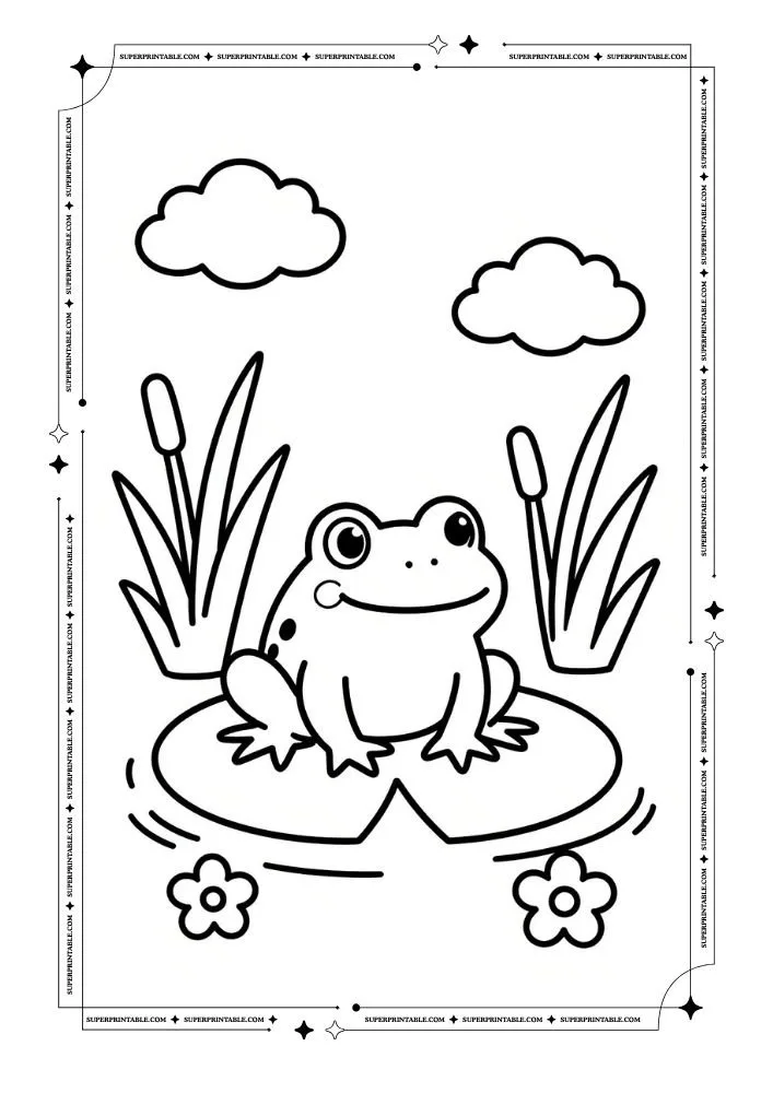 Easy Spring Coloring Pages 36