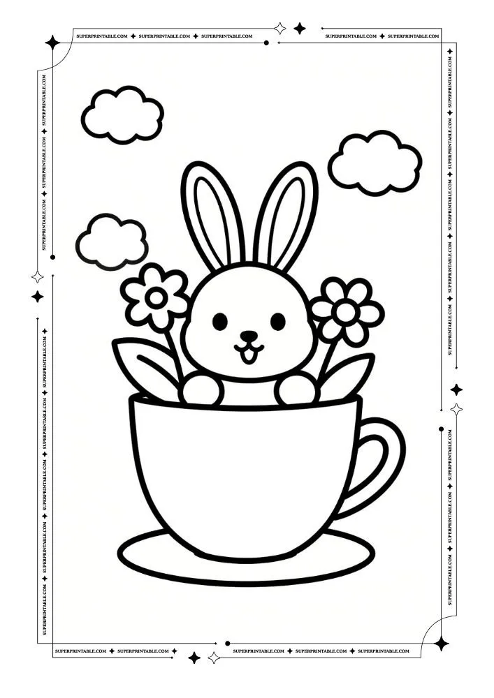 Easy Spring Coloring Pages 38