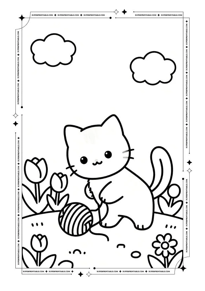 Easy Spring Coloring Pages 43