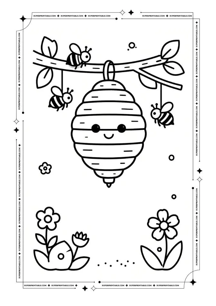 Easy Spring Coloring Pages 45