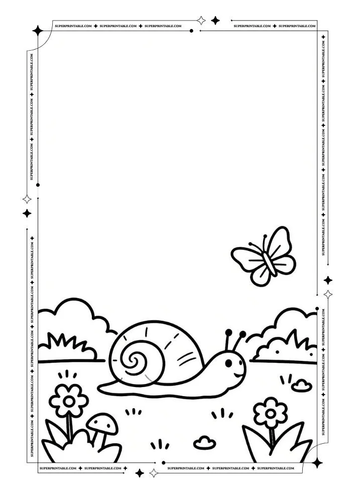 Easy Spring Coloring Pages 47