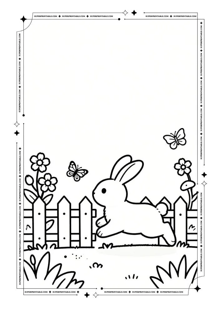 Easy Spring Coloring Pages 49