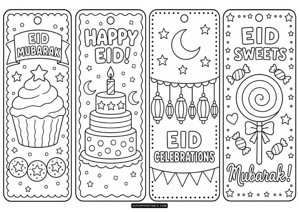 Eid Al-Adha Bookmarks Coloring Pages 2