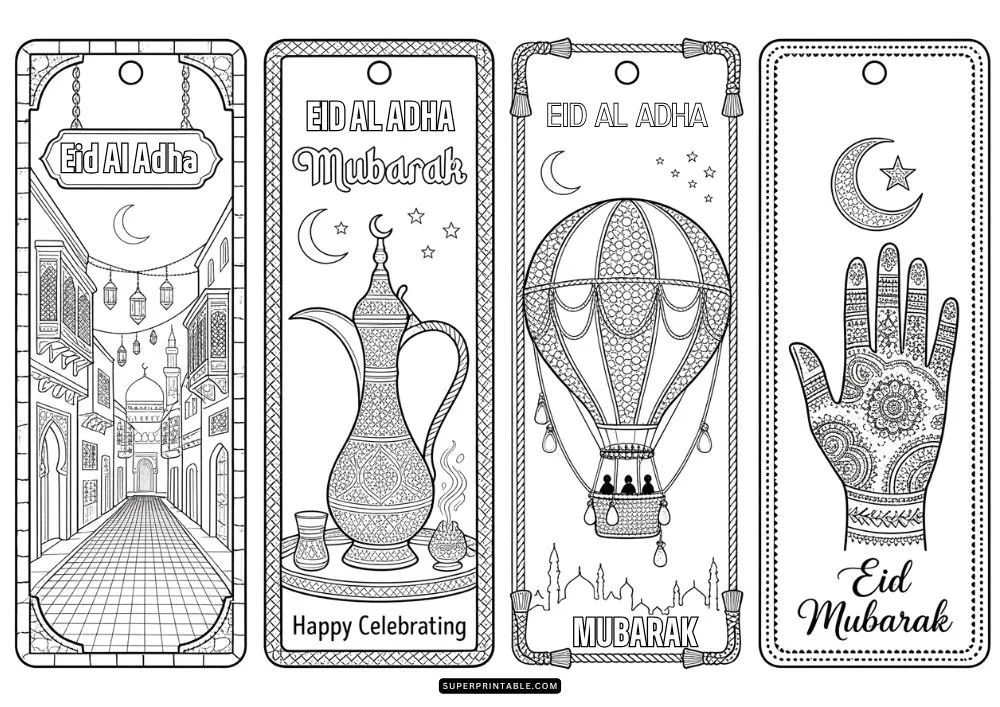 Eid Al-Adha Bookmarks Coloring Pages 5