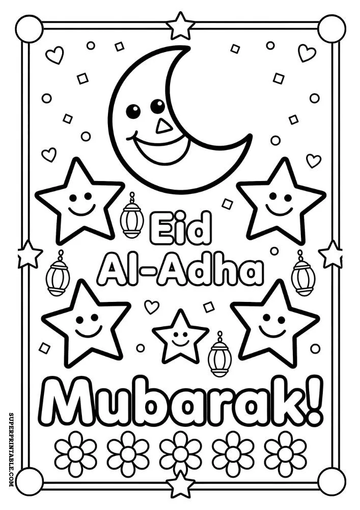 Eid Al Adha Coloring Pages 1