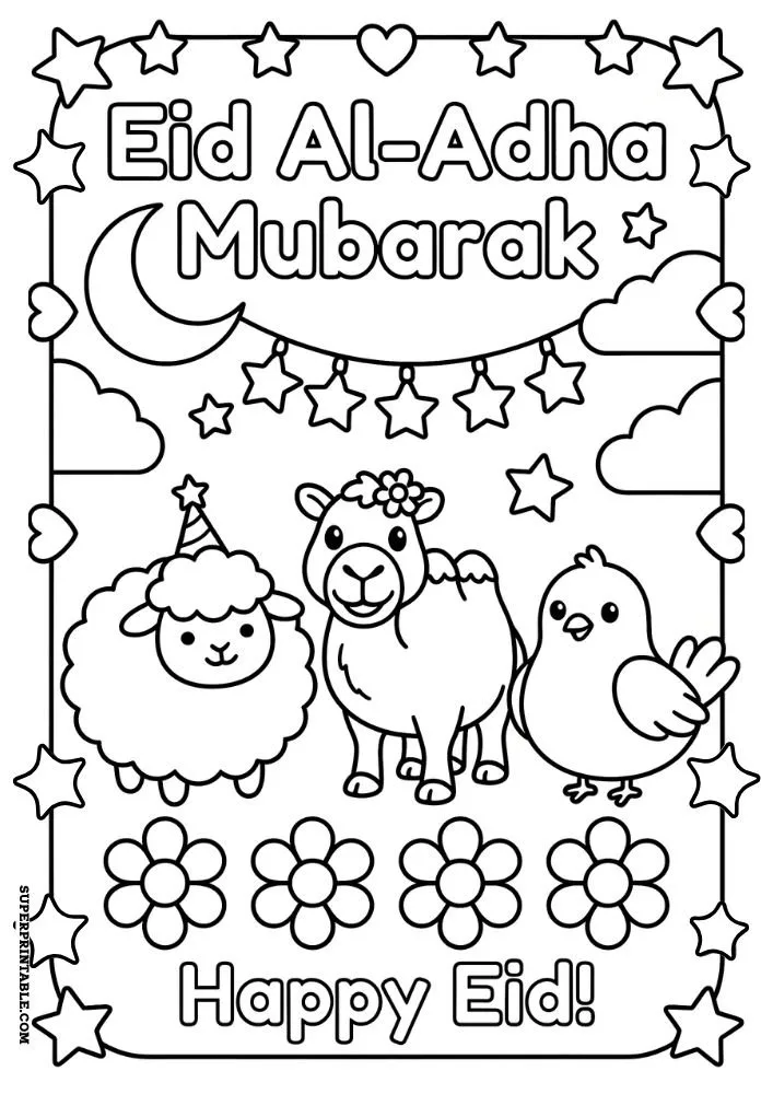 Eid Al Adha Coloring Pages 3