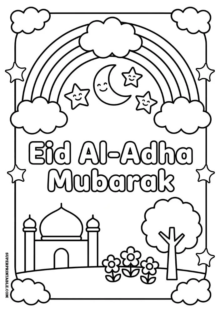 Eid Al Adha Coloring Pages 4