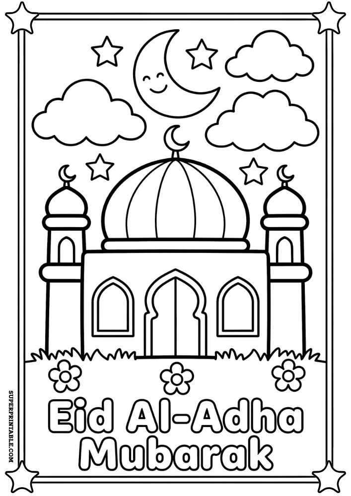 Eid Al Adha Coloring Pages 7