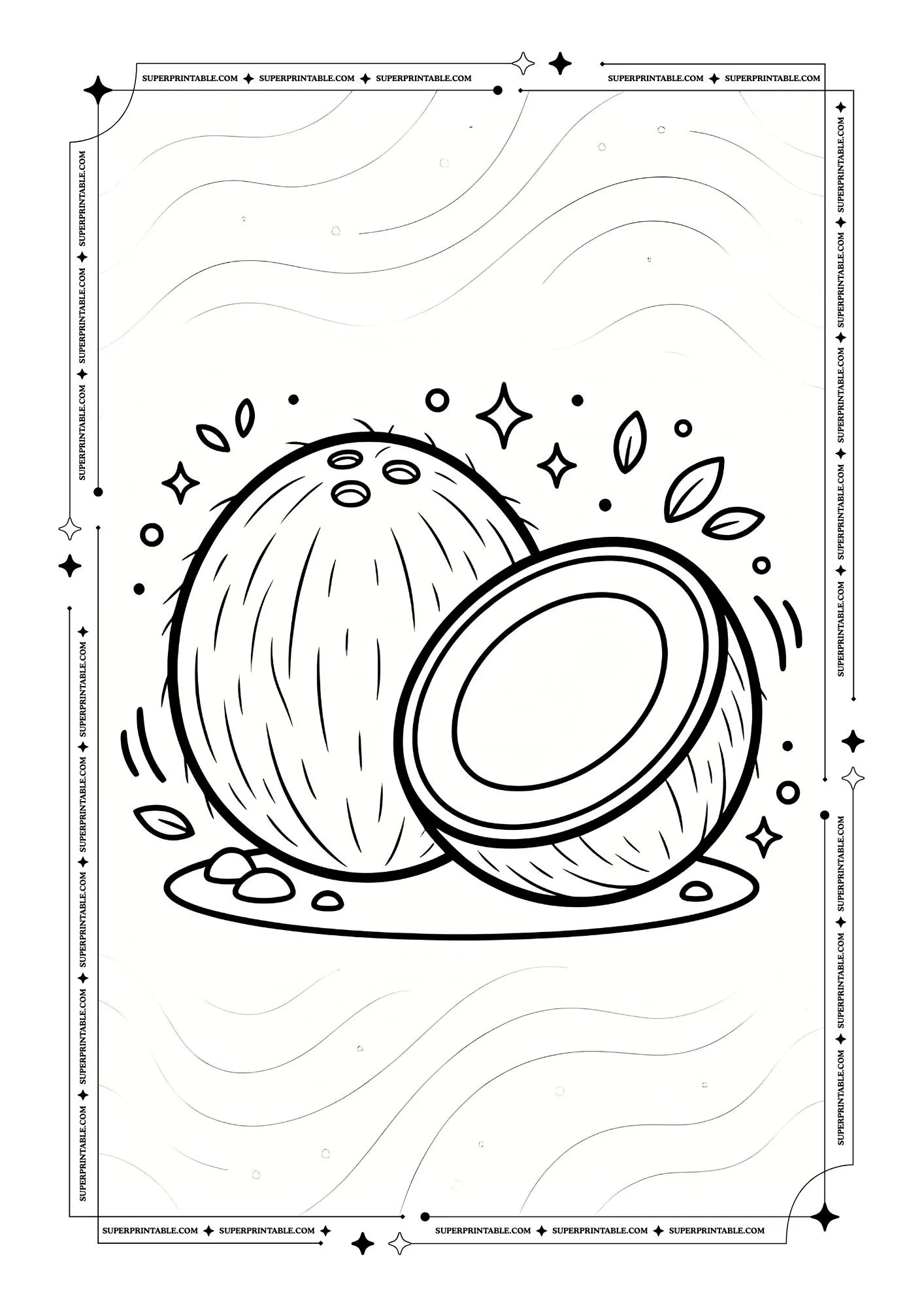 Fruit Coloring Pages 10