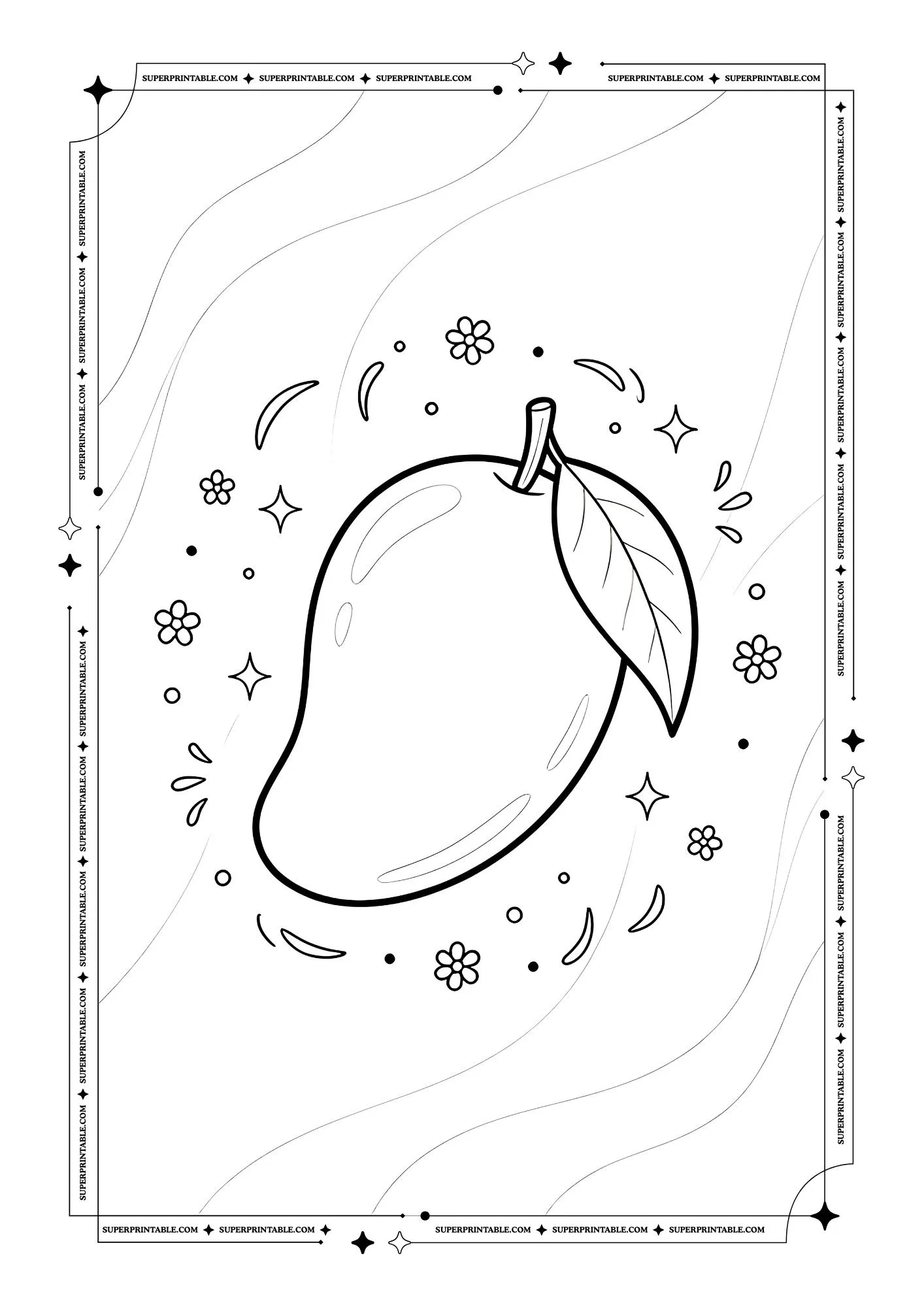Fruit Coloring Pages 13