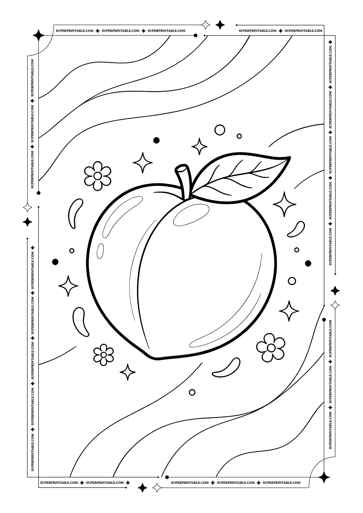 Fruit Coloring Pages 3