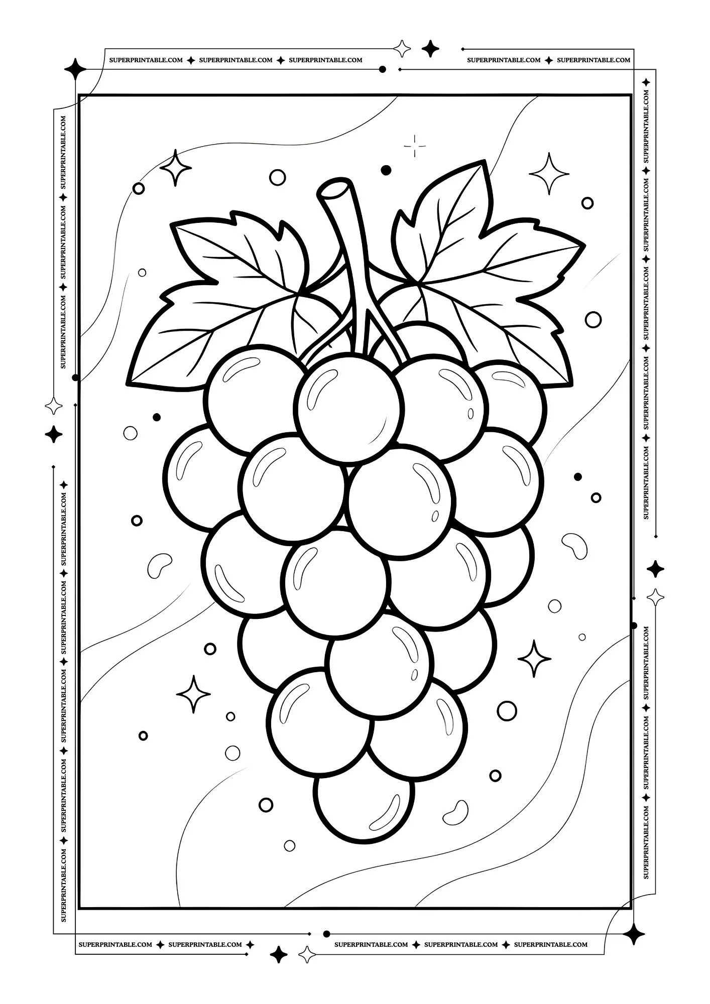 Fruit Coloring Pages 6