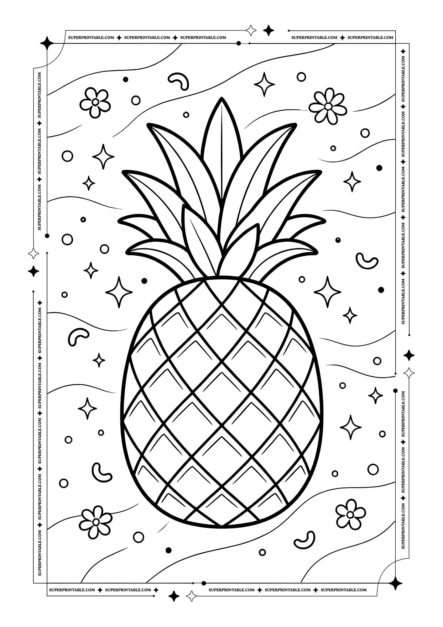 Fruit Coloring Pages 7