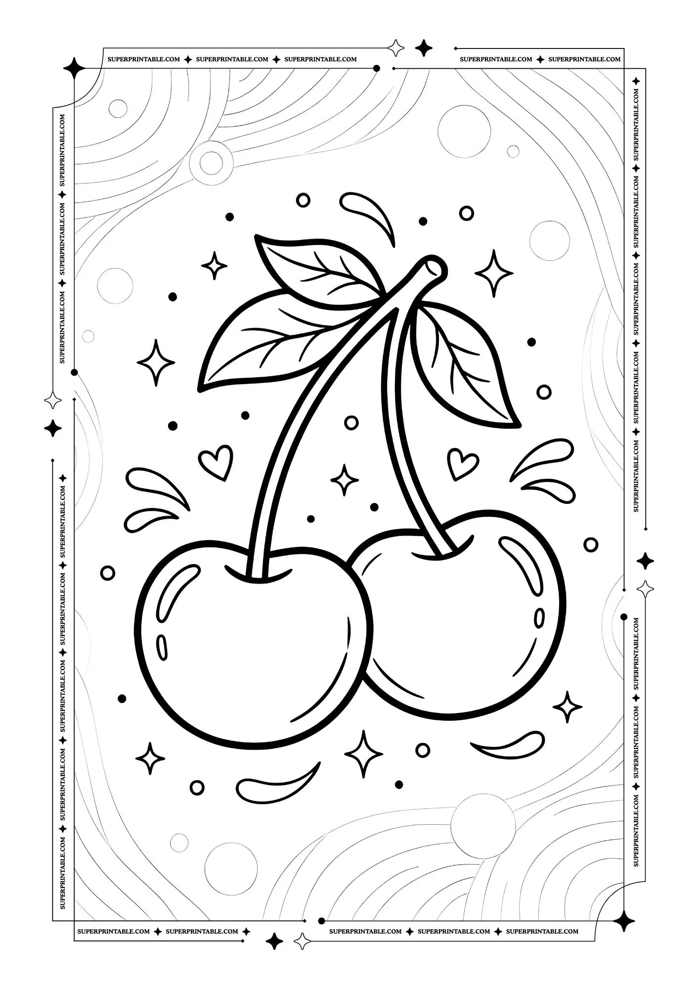 Fruit Coloring Pages 8