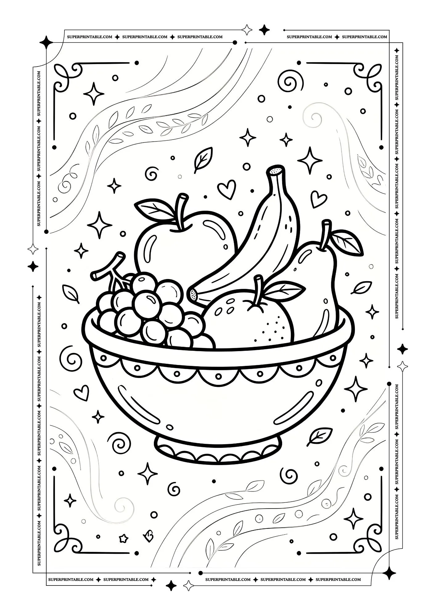 Fruit Coloring Pages 9