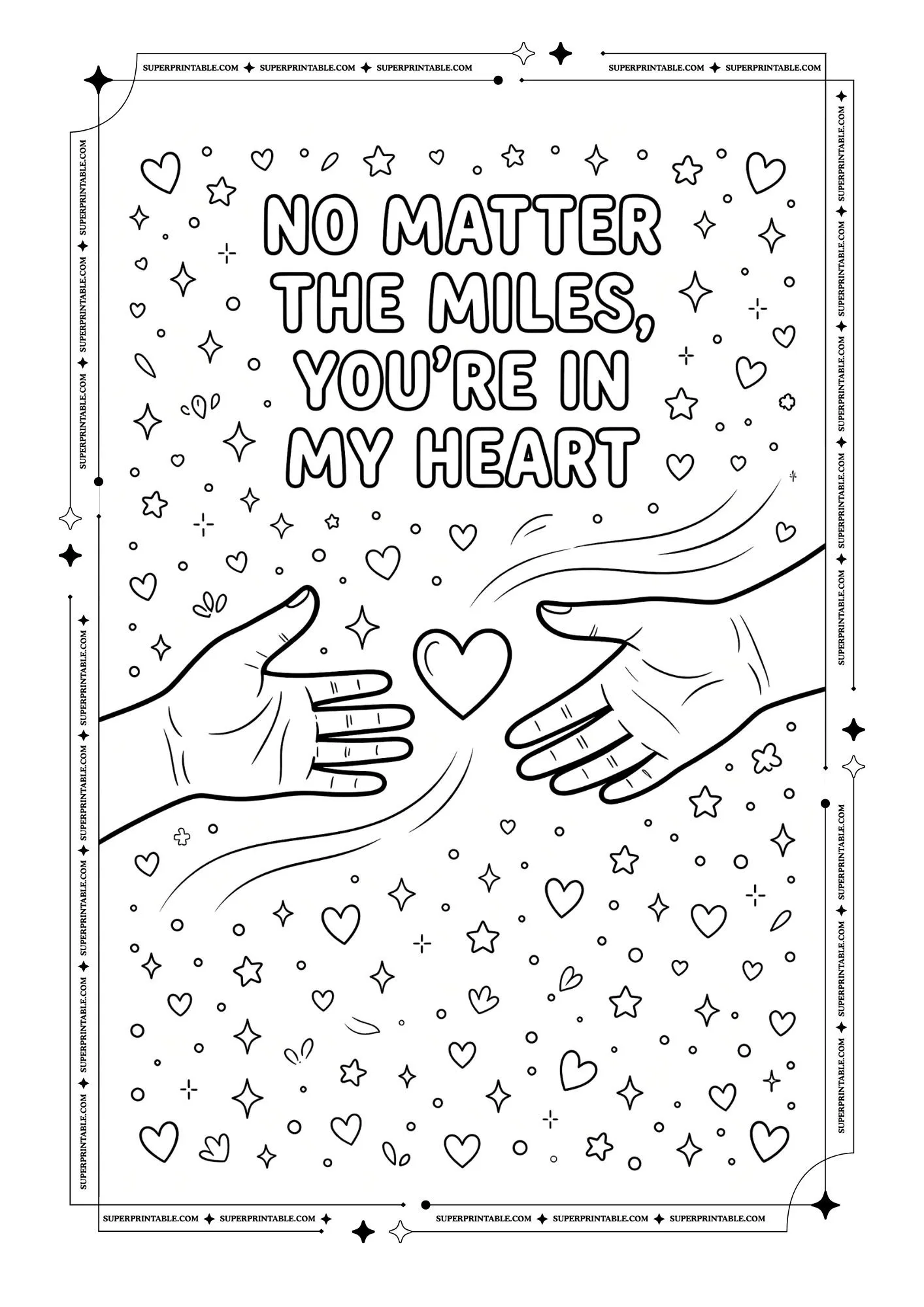 I Miss You Coloring Pages 9