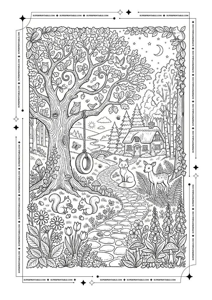 Jungle Life Coloring Pages 10