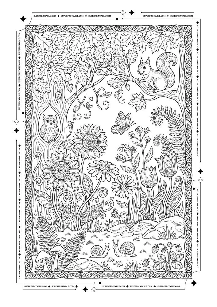Jungle Life Coloring Pages 11