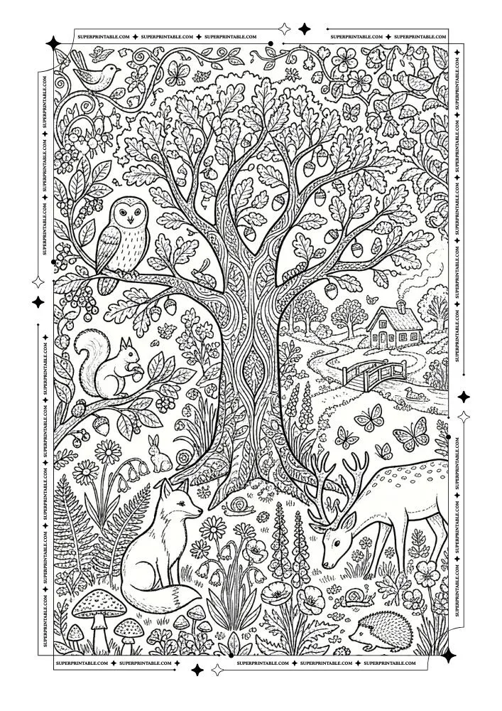 Jungle Life Coloring Pages 13