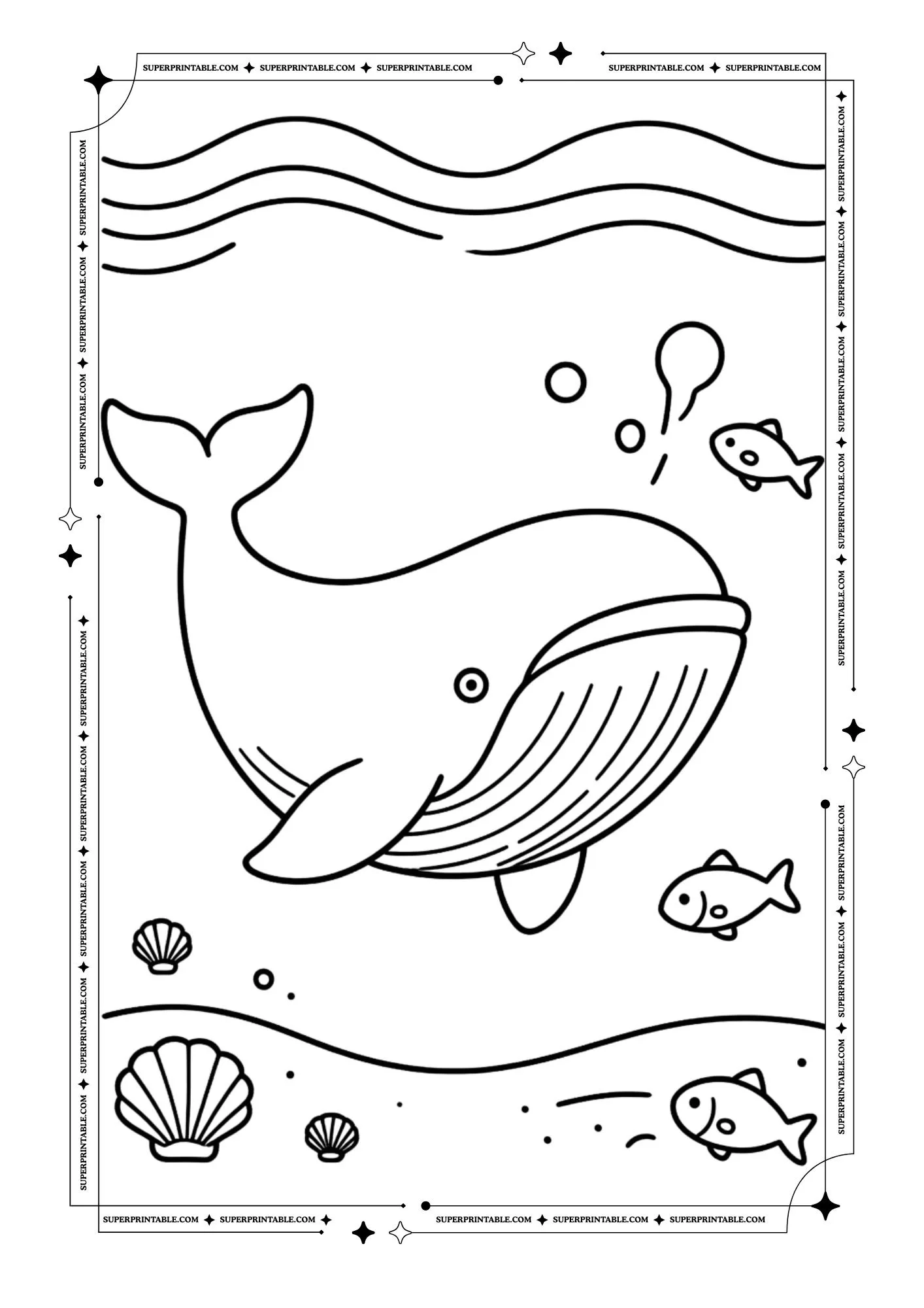 Ocean Coloring Pages 2