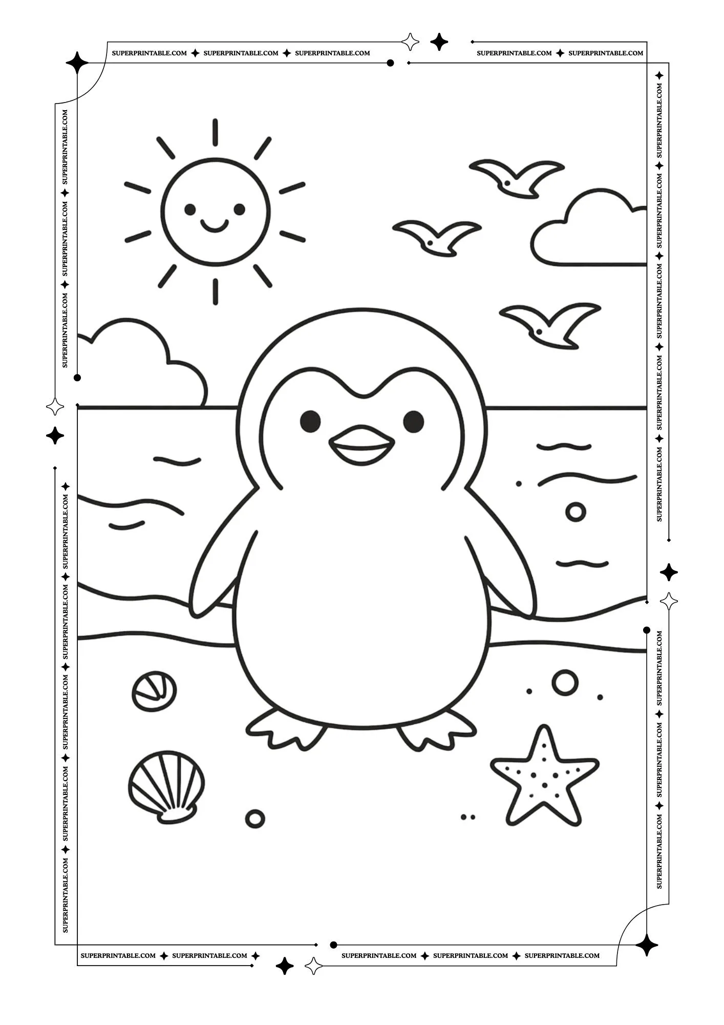 Ocean Coloring Pages 4