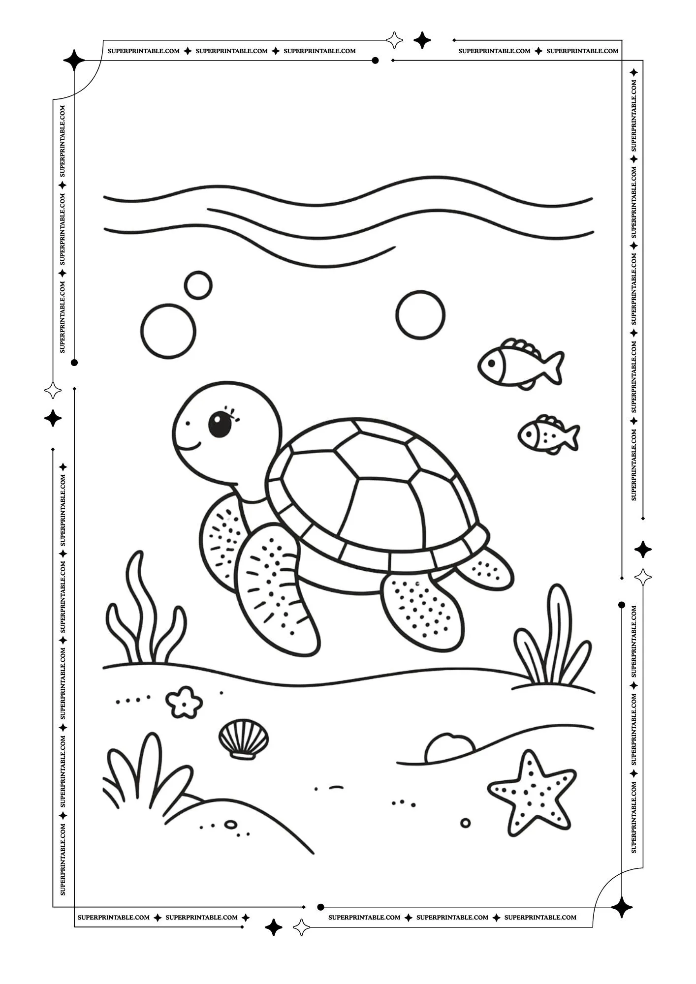 Ocean Coloring Pages 7