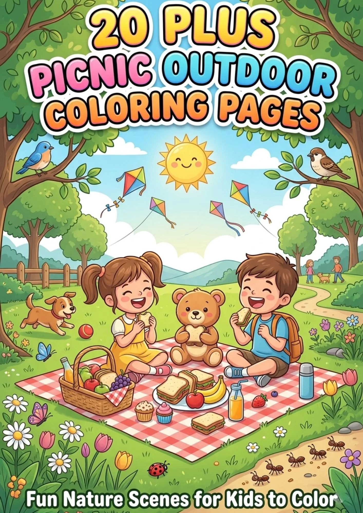Picnic Outdoor Coloring Pages 1