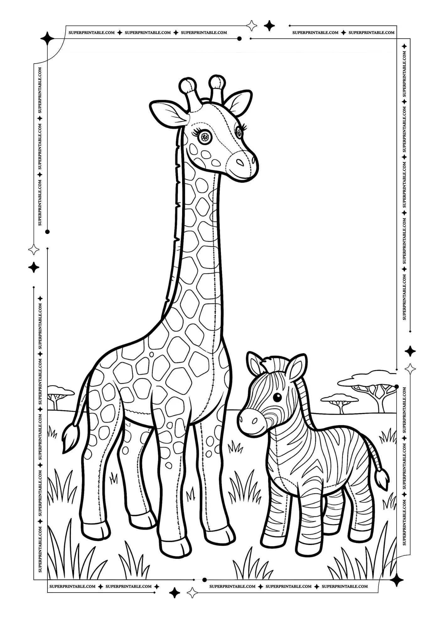 Plush Toys Coloring Pages 10