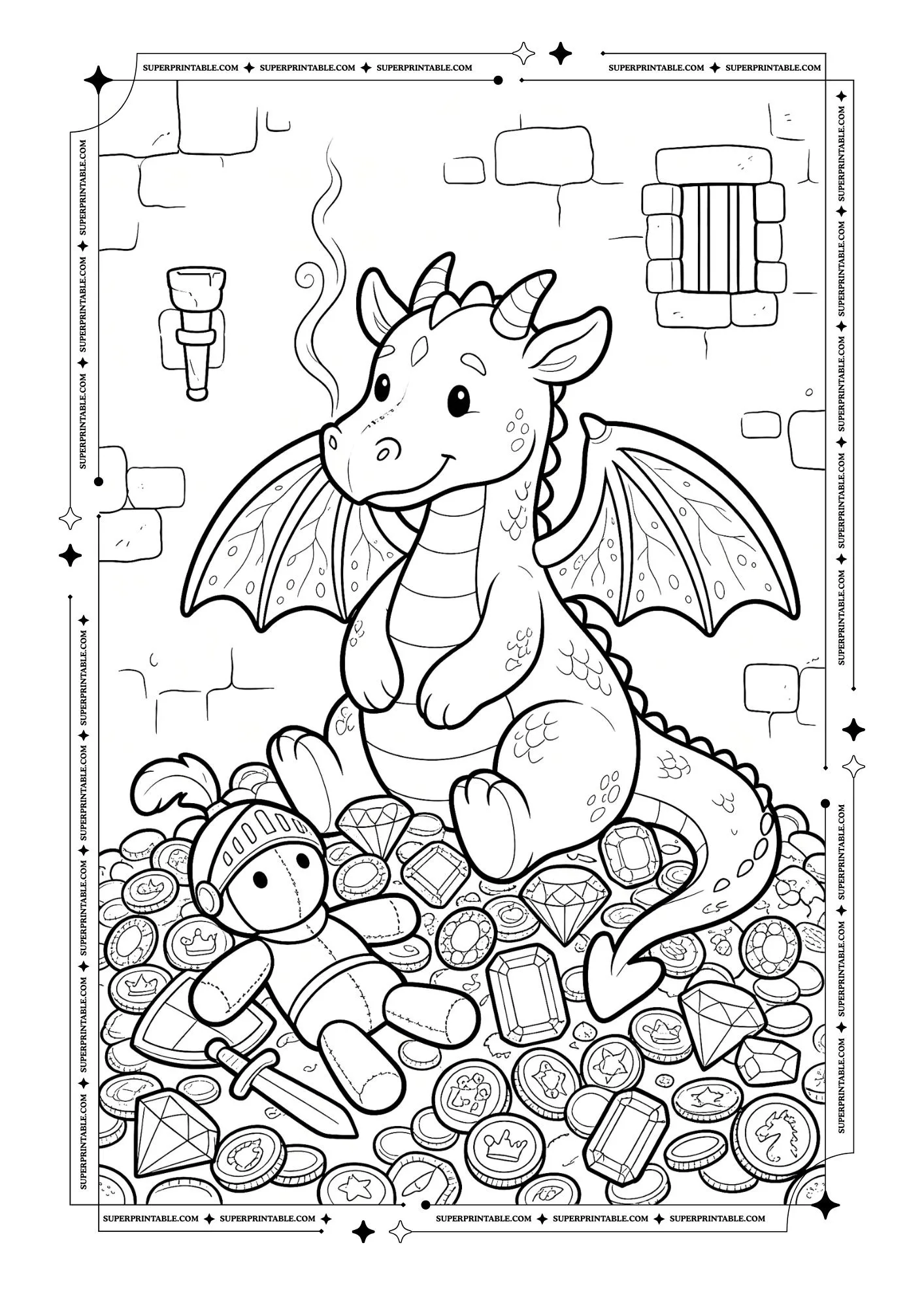 Plush Toys Coloring Pages 7