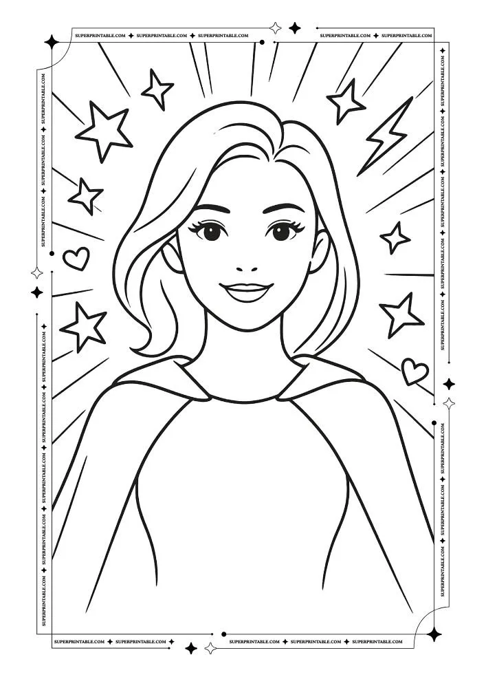Pop Art Mother's Day Coloring Pages 3