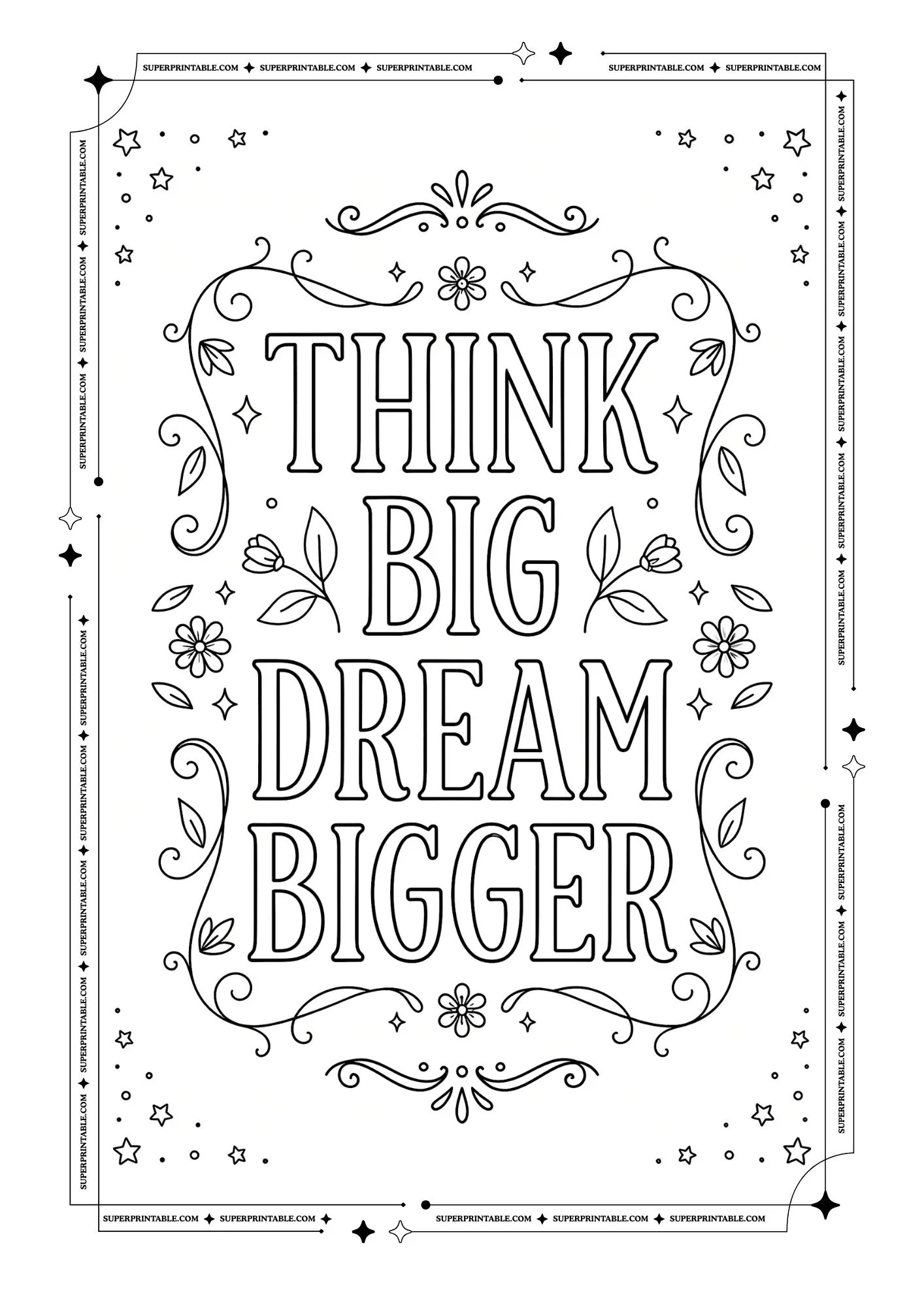 Positive Affirmation Coloring Pages 1