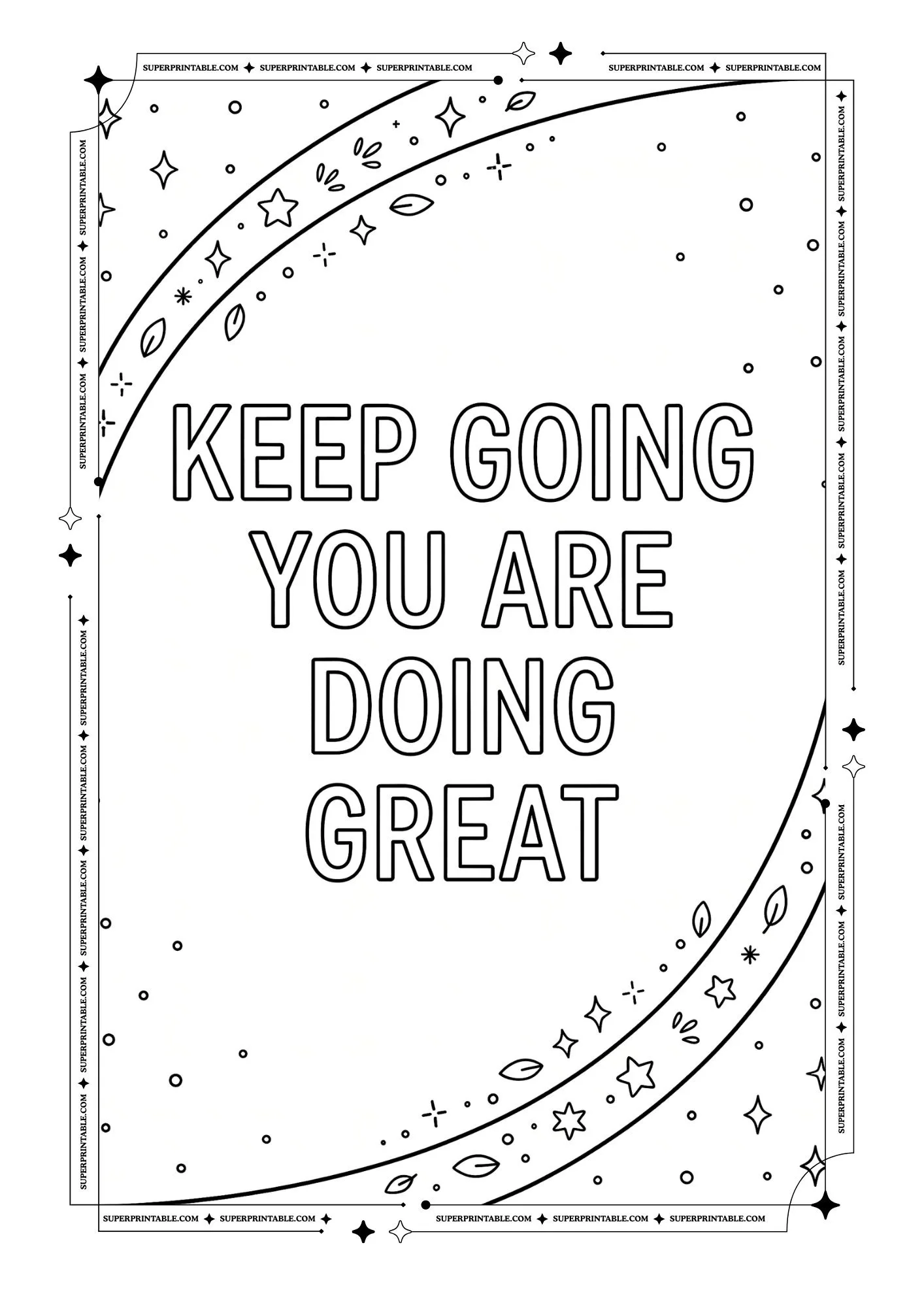 Positive Affirmation Coloring Pages 12