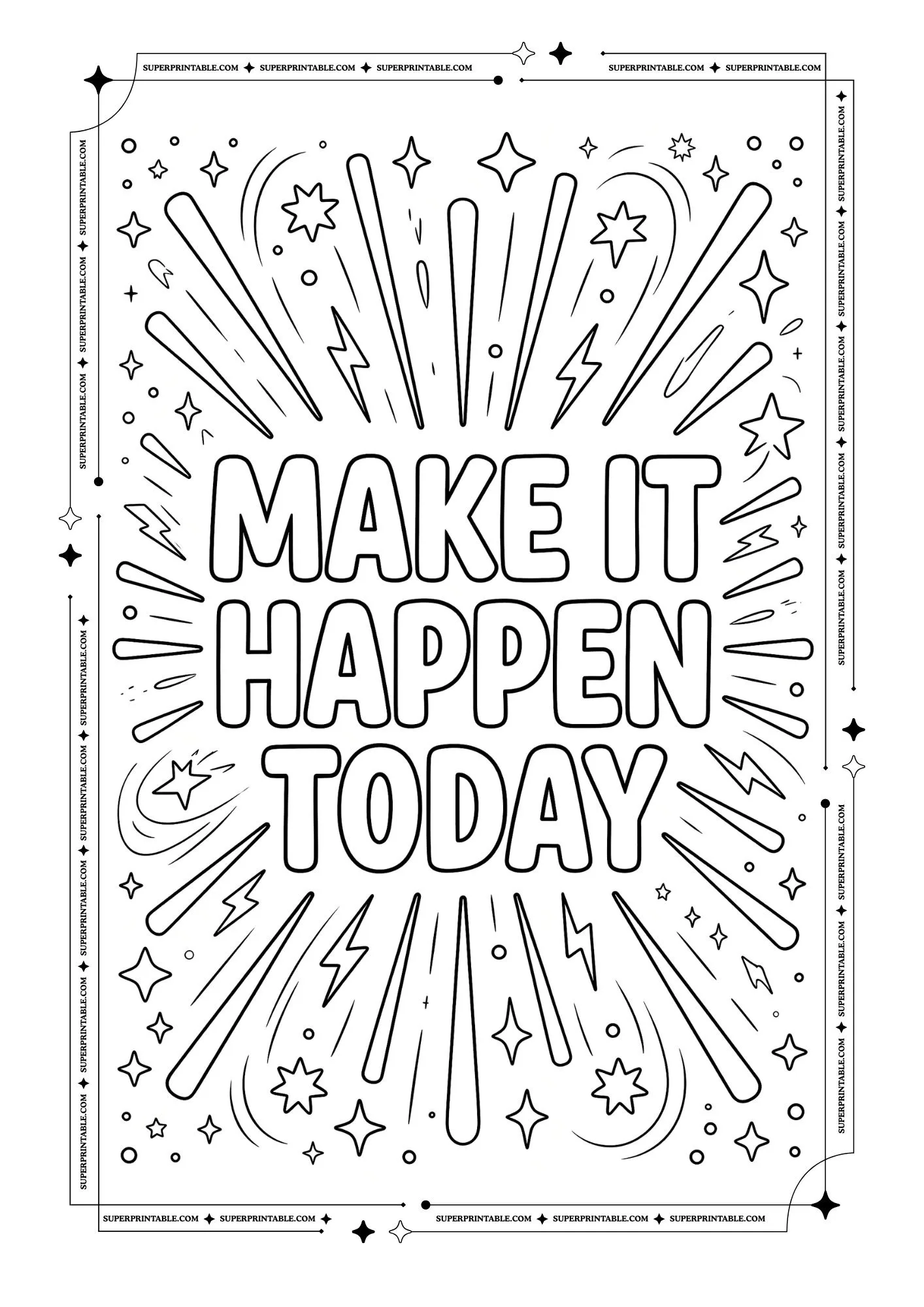 Positive Affirmation Coloring Pages 13