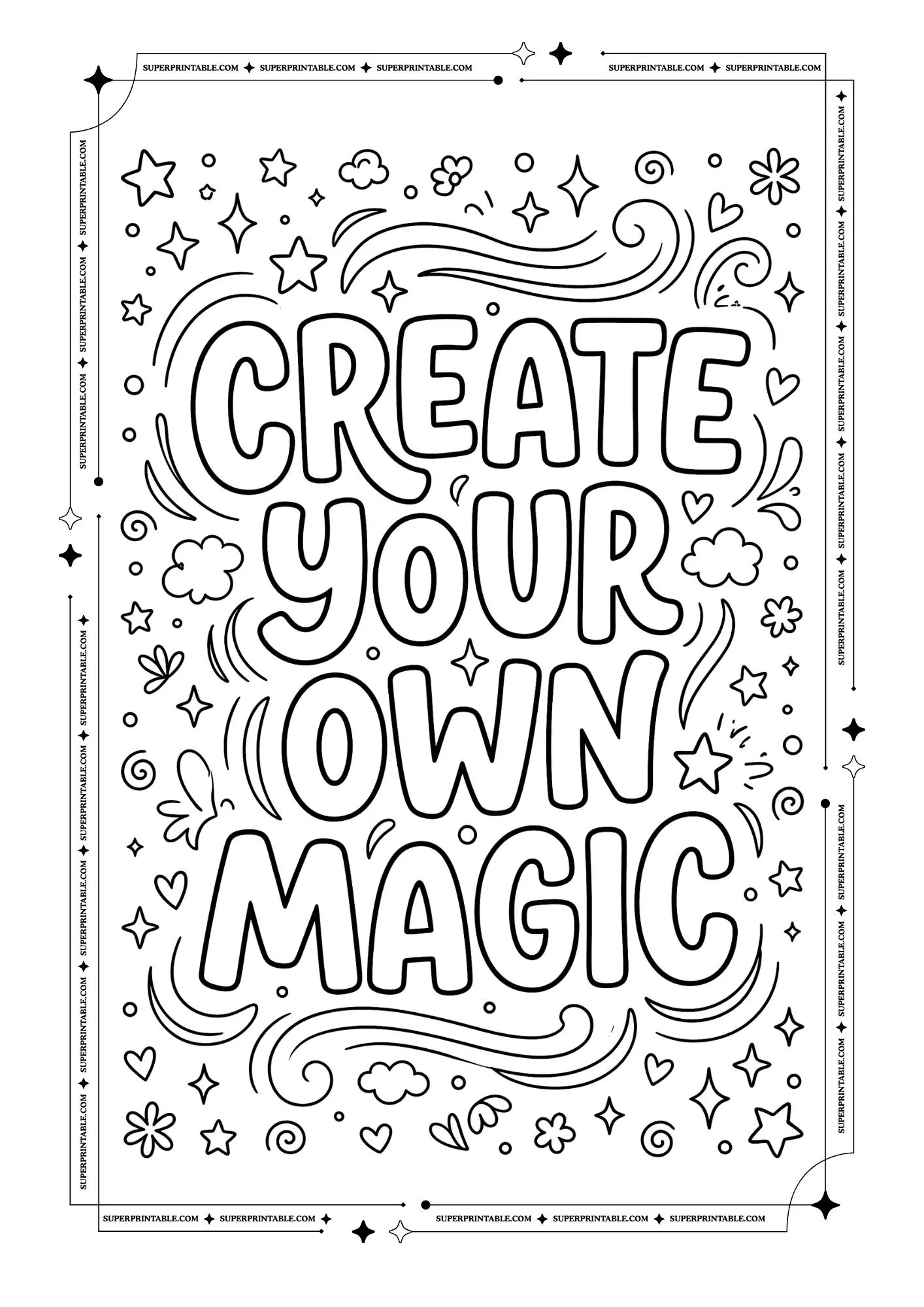 Positive Affirmation Coloring Pages 14
