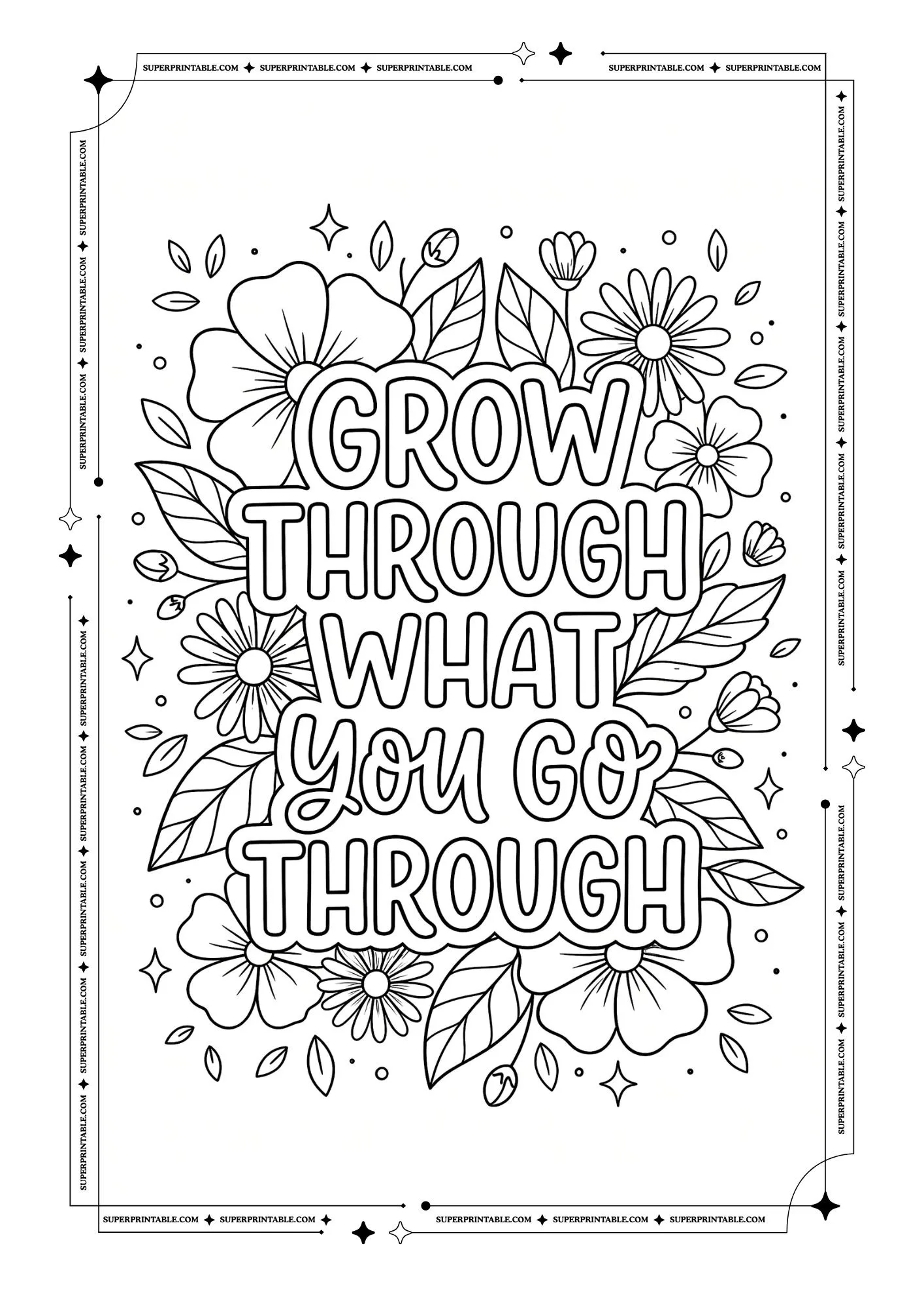 Positive Affirmation Coloring Pages 2
