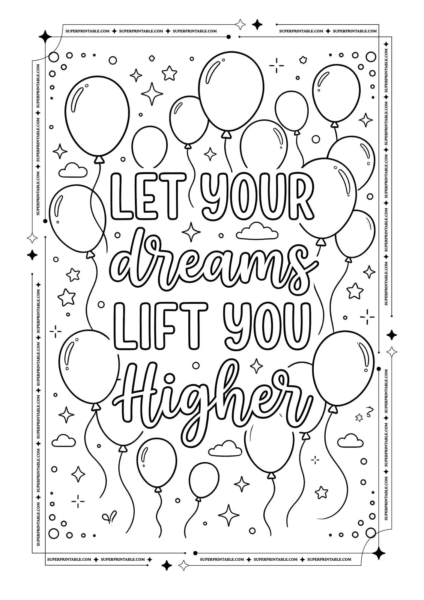 Positive Affirmation Coloring Pages 4