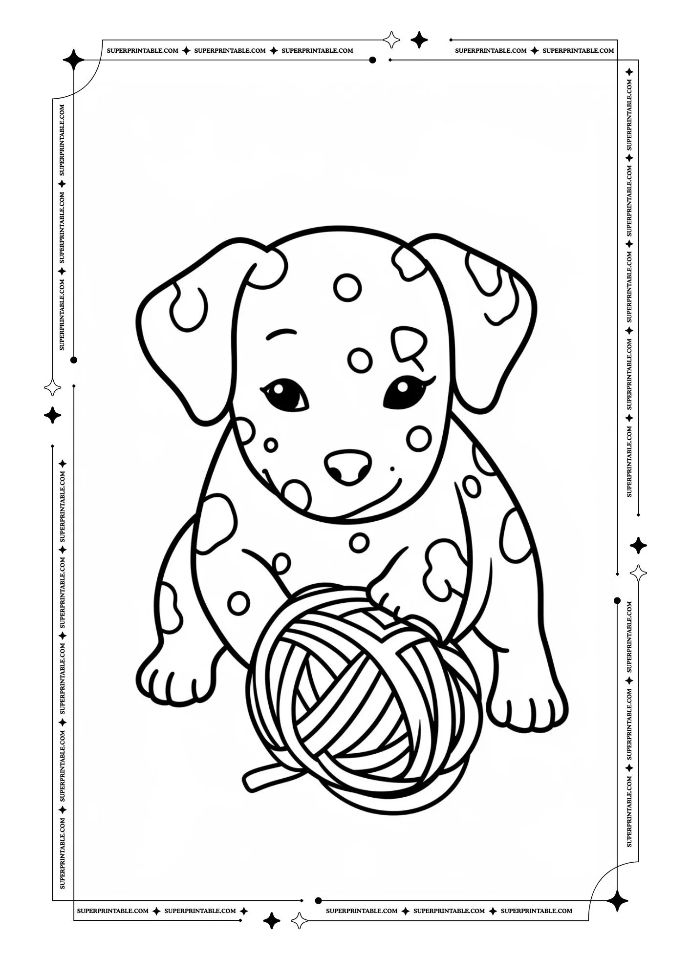 Puppy Coloring Pages 11