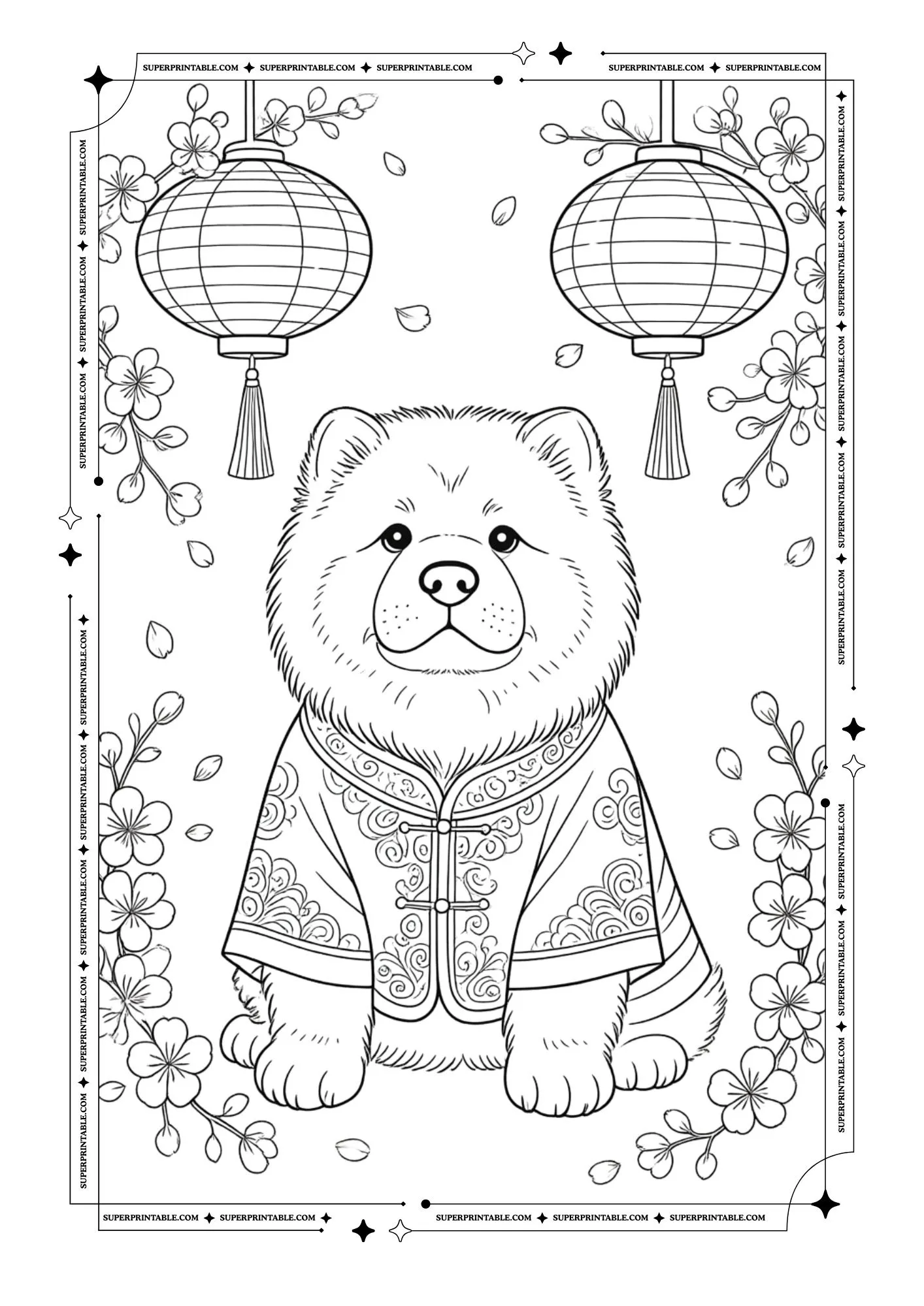 Puppy Coloring Pages 14
