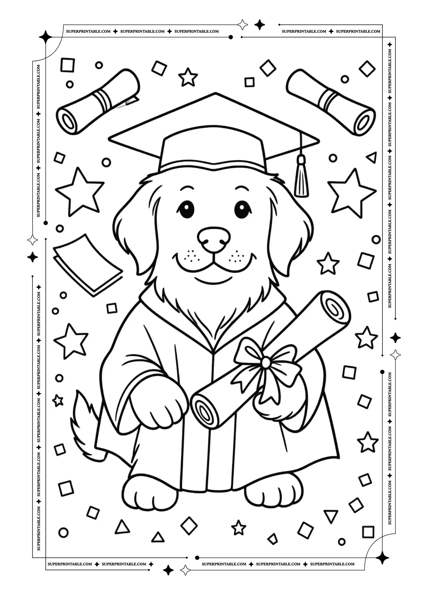 Puppy Coloring Pages 15