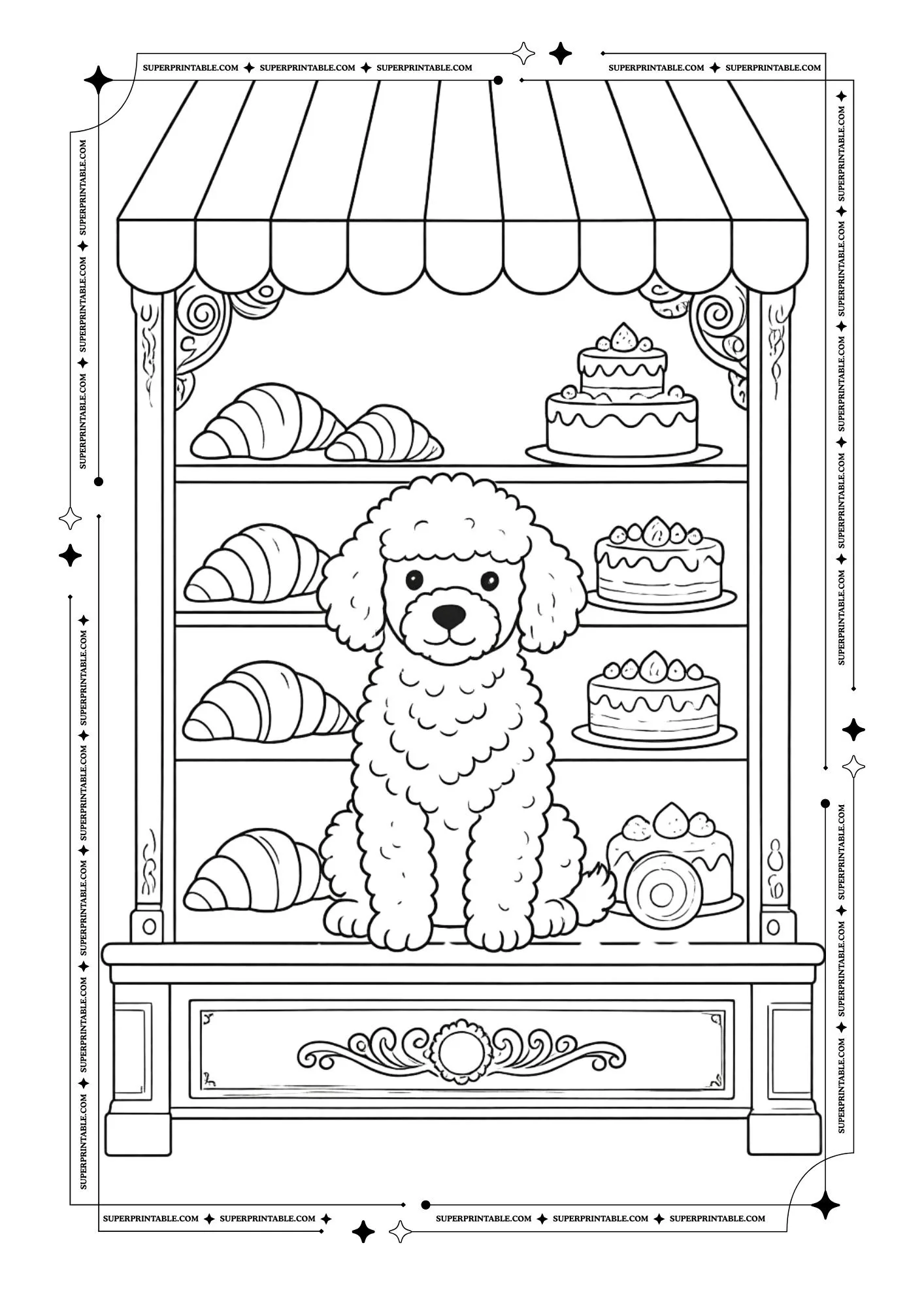 Puppy Coloring Pages 16