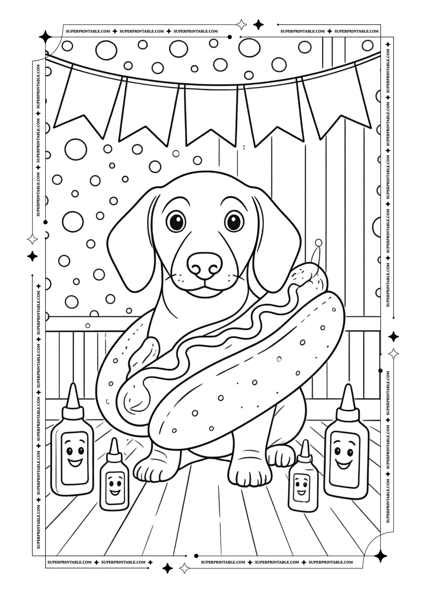 Puppy Coloring Pages 17