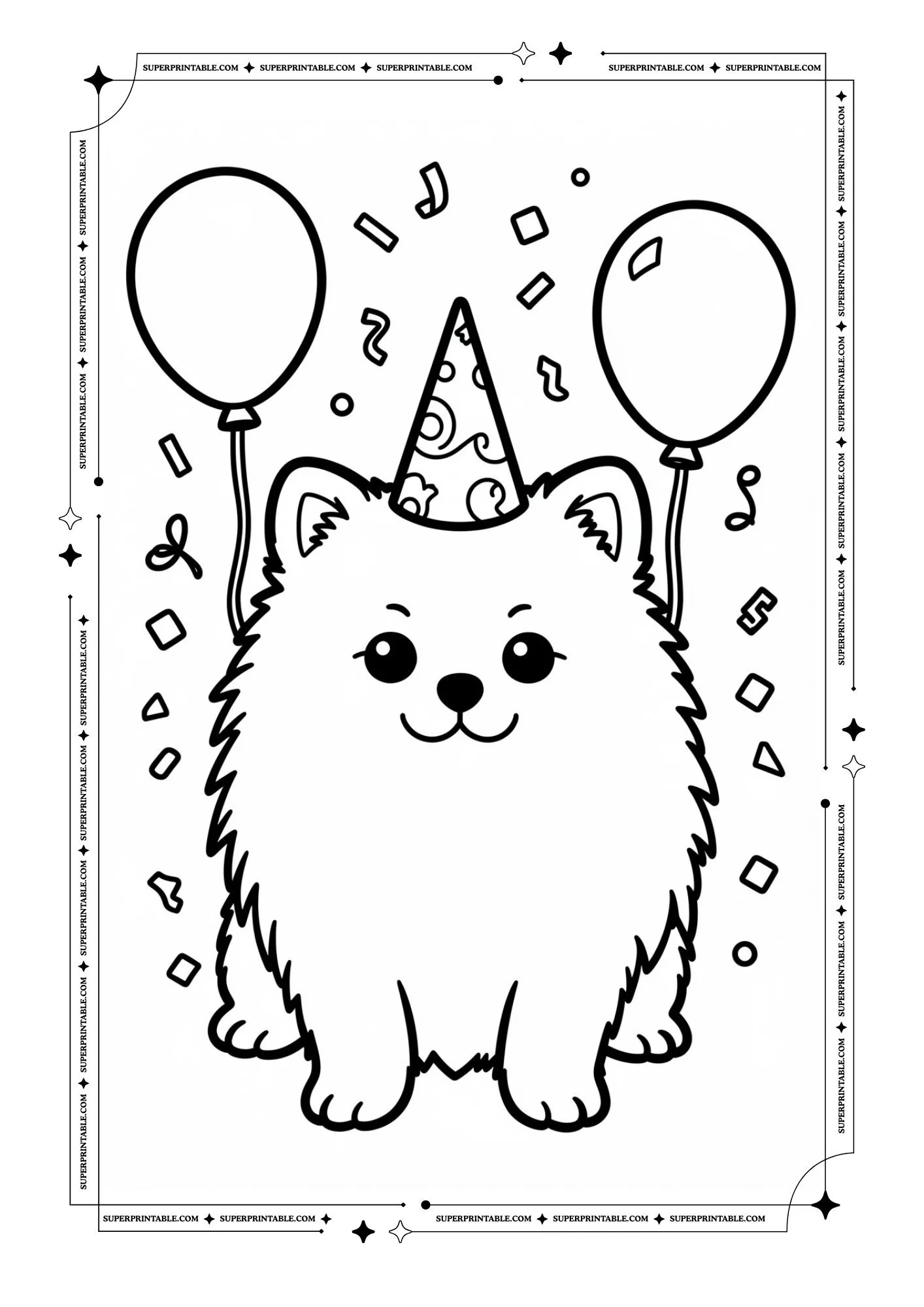 Puppy Coloring Pages 5