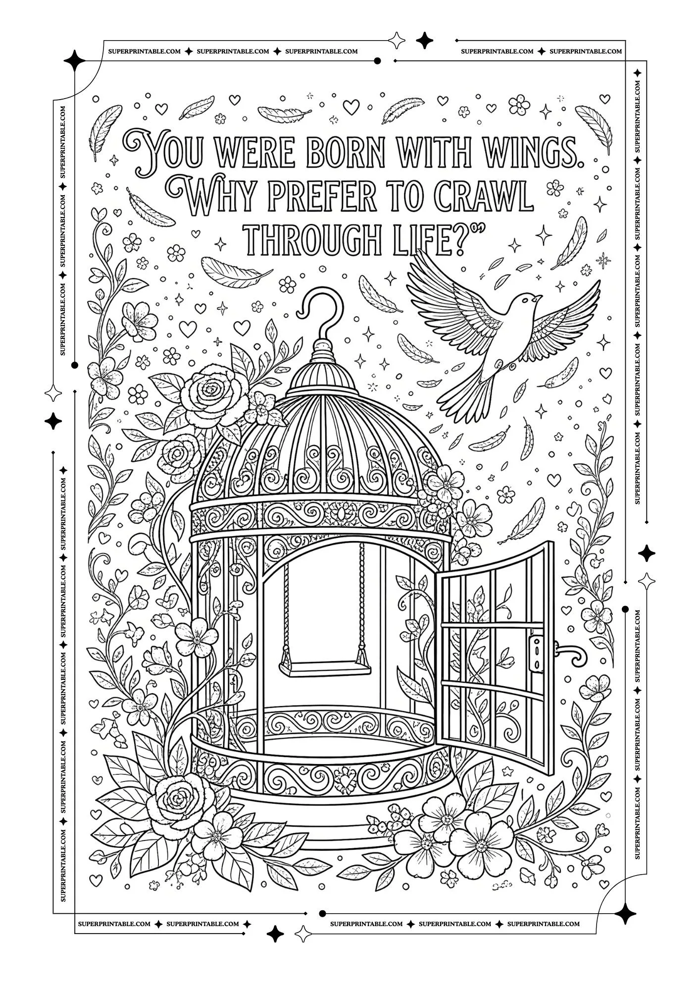 Rumi Quotes Coloring Pages 10