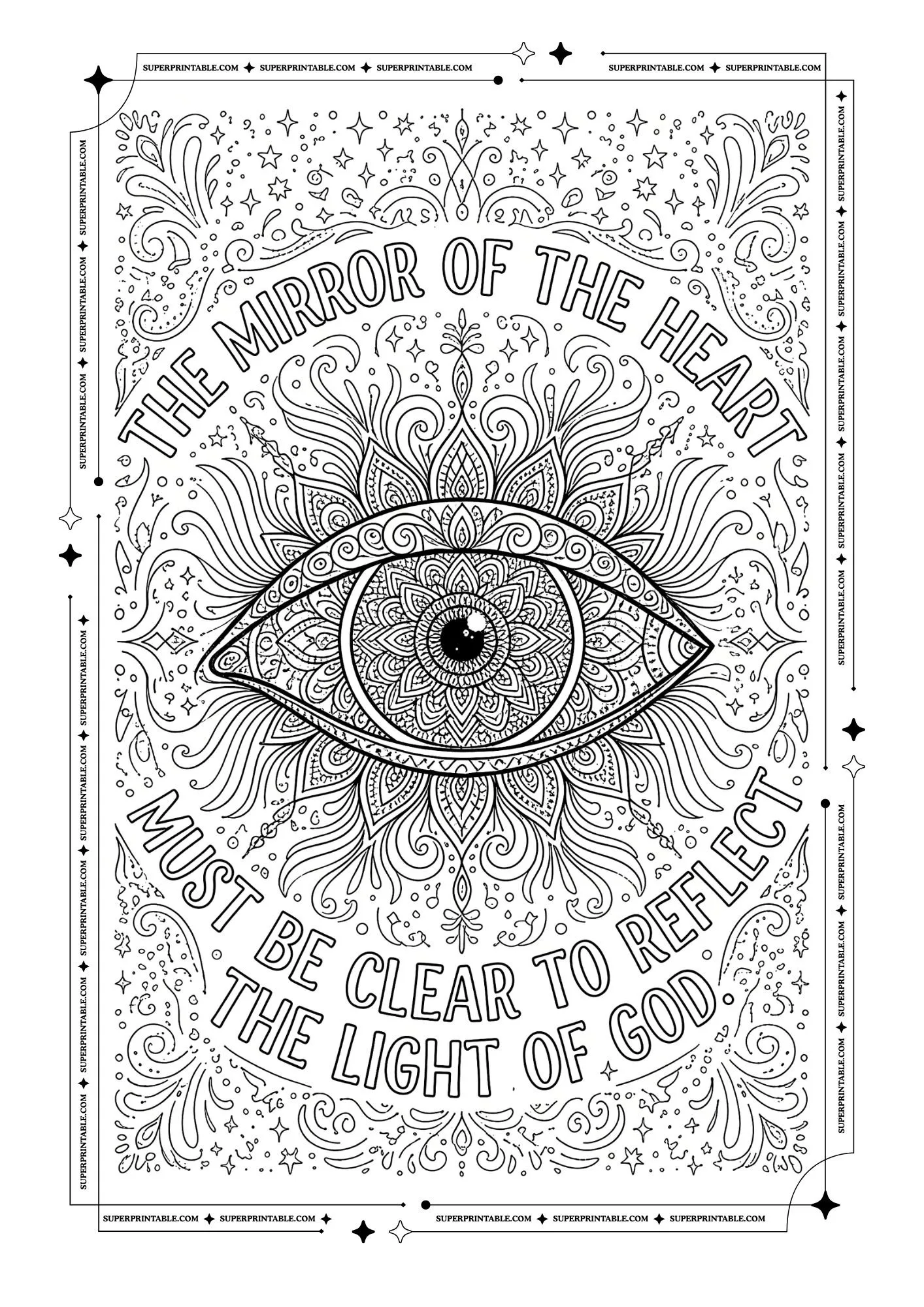 Rumi Quotes Coloring Pages 12