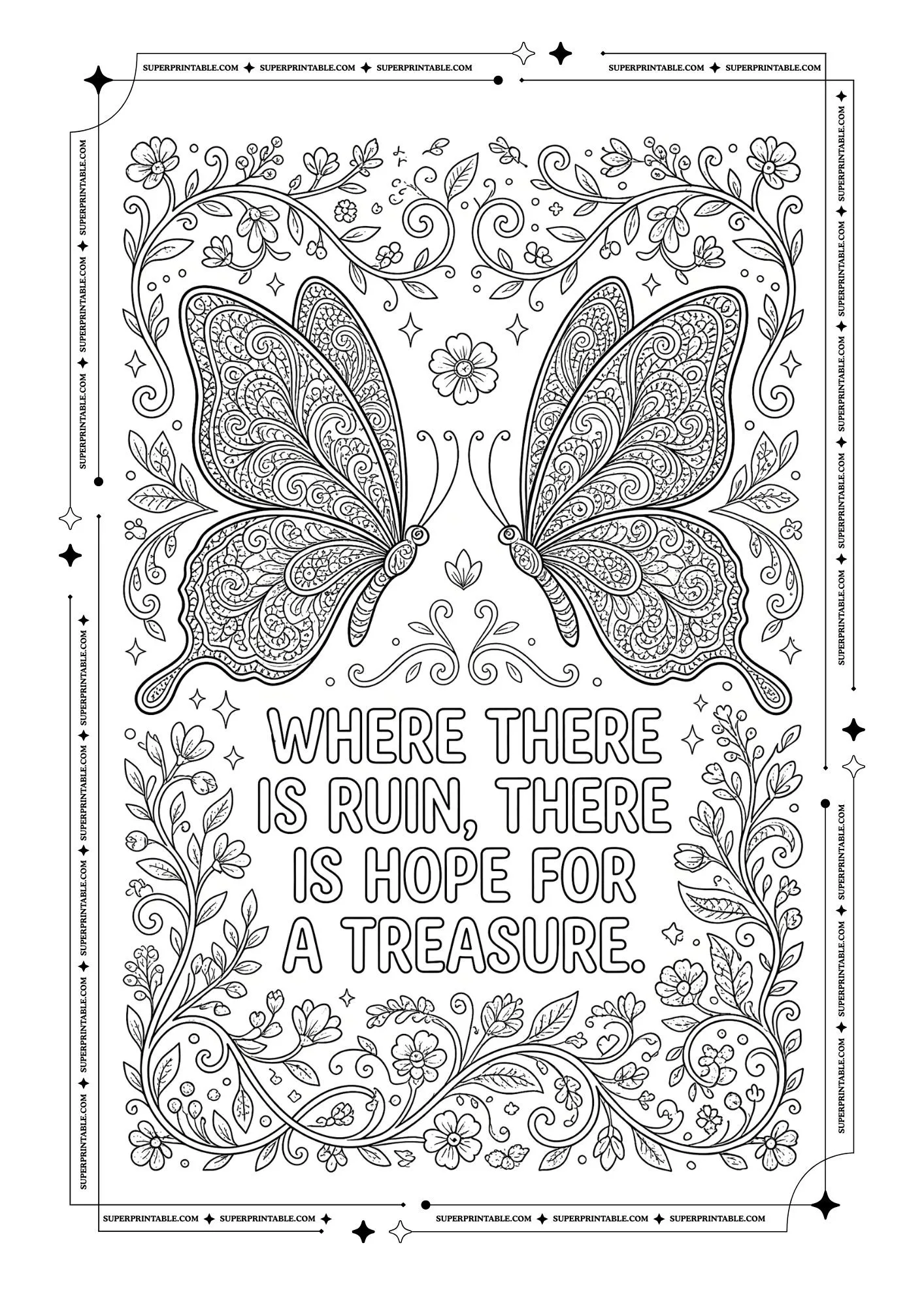 Rumi Quotes Coloring Pages 13