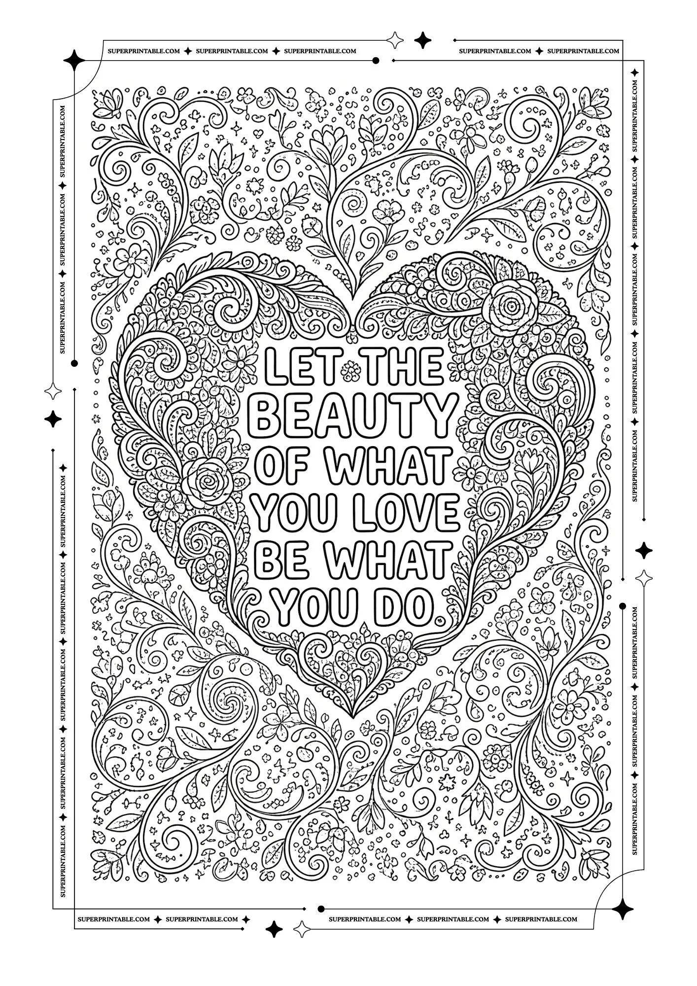 Rumi Quotes Coloring Pages 6