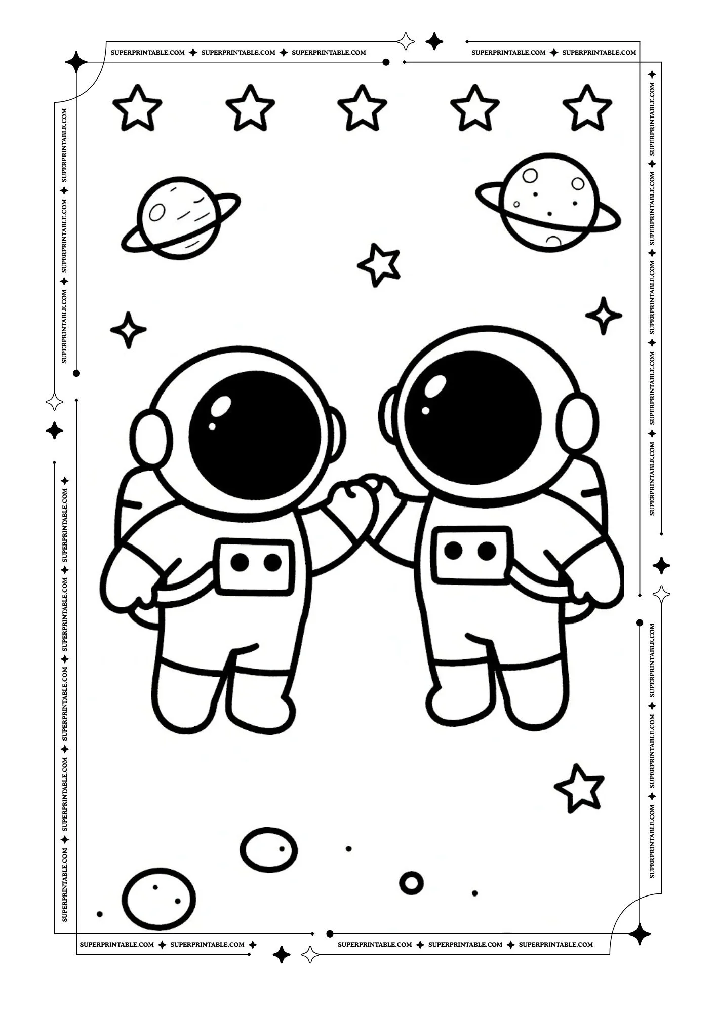 Space Coloring Pages 10