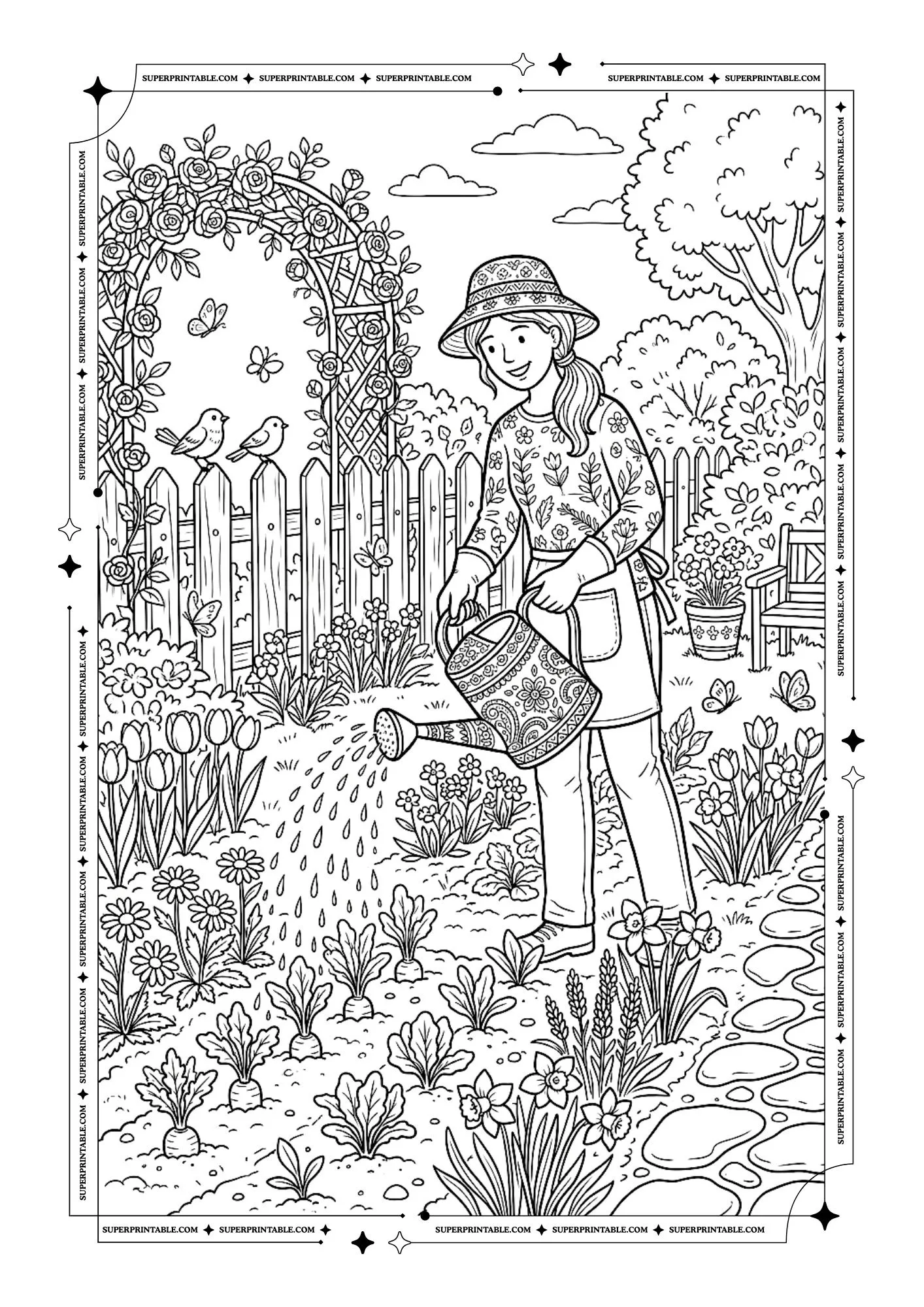 Spring Coloring Pages 5