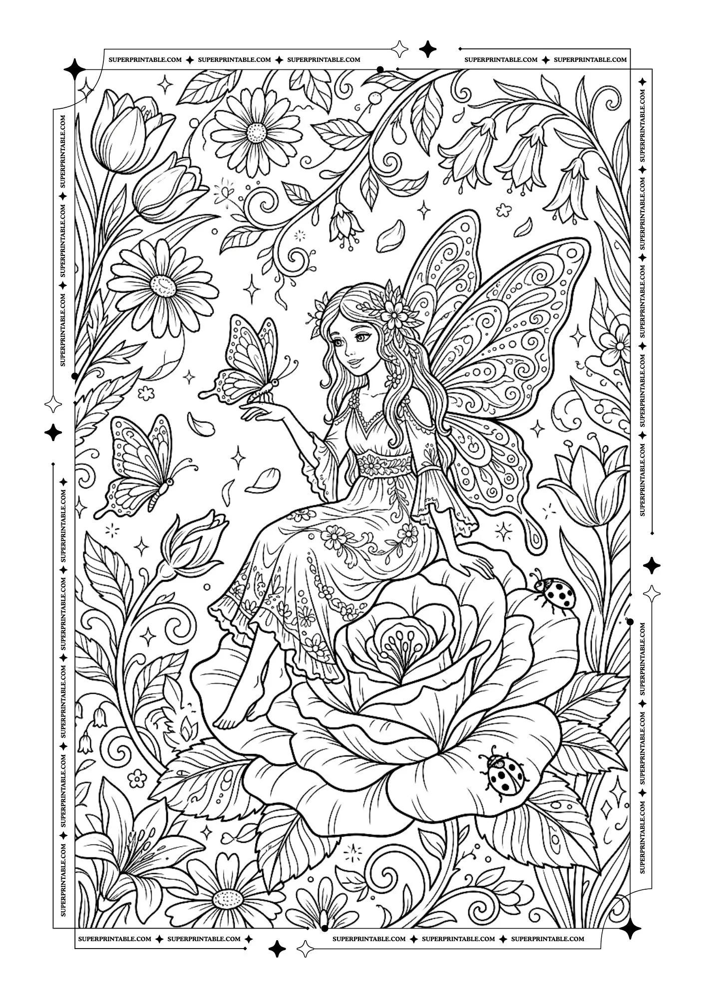 Spring Coloring Pages 9